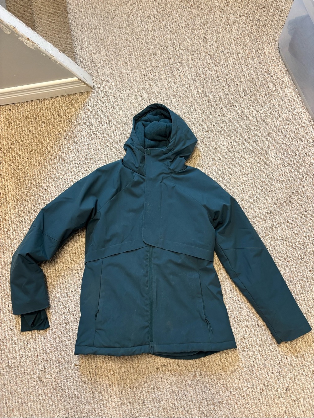 all in motion Women's Hooded Ski Jacket in Deep Teal